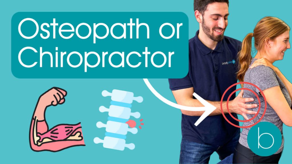 Osteopathy vs Chiropractor treatment in London bodytonic clinic Canada Water SE16 Stratford E15 FI