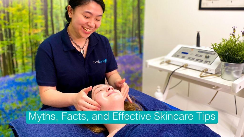 A professional skincare treatment highlighting expert-backed skincare facts and tips.