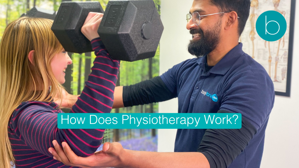 Patient receiving physiotherapy treatment at Bodytonic Clinic in London, Canada Water SE16 and Stratford E15 E20