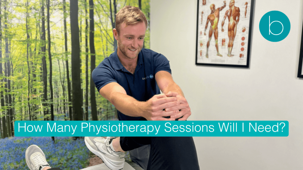 Patient receiving physiotherapy treatment at Bodytonic Clinic in London, Canada Water SE16 and Stratford E15 E20
